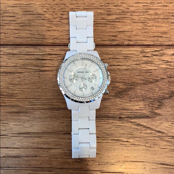 Michael Kors Jewelry - Michael Kors white ceramic watch